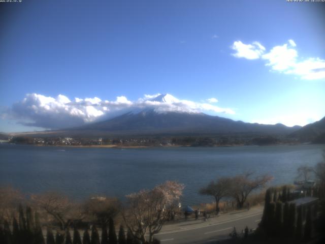 河口湖からの富士山