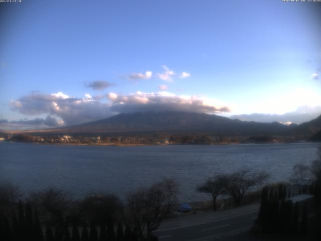 河口湖からの富士山