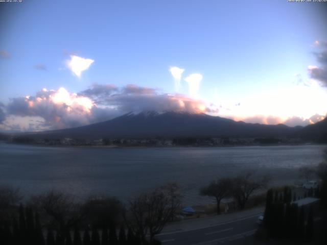 河口湖からの富士山