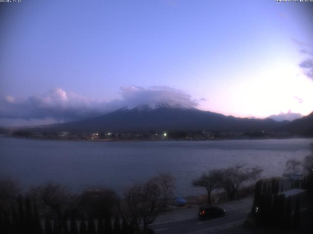 河口湖からの富士山