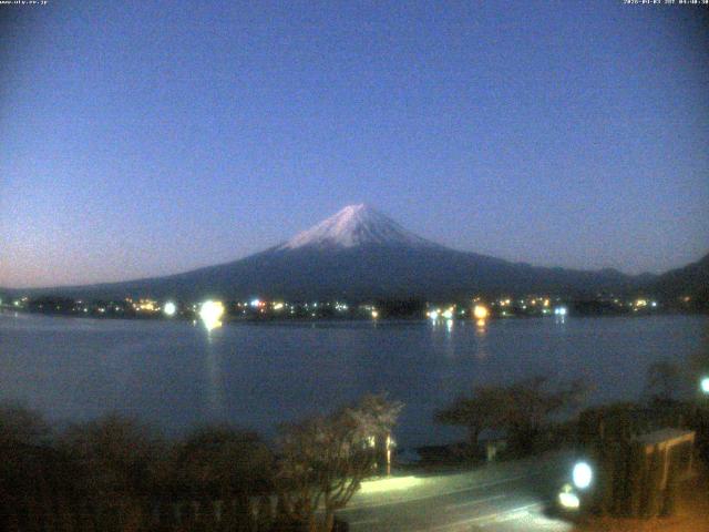 河口湖からの富士山