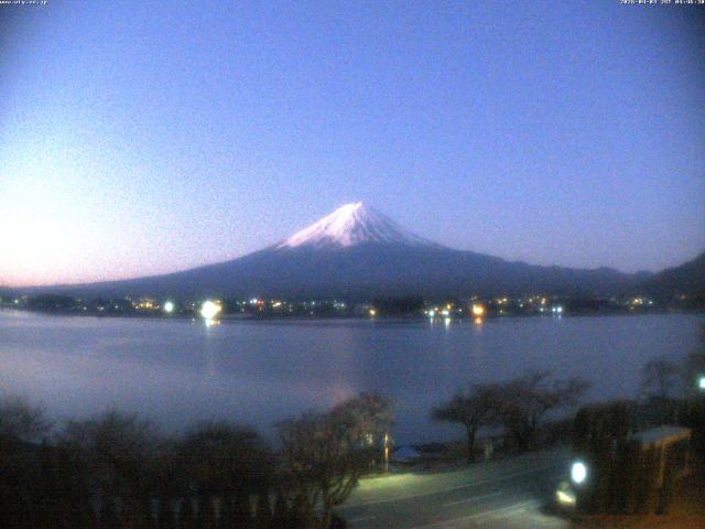 河口湖からの富士山