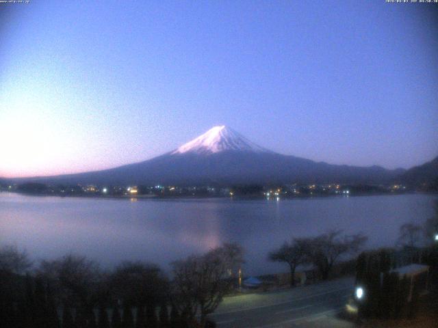 河口湖からの富士山