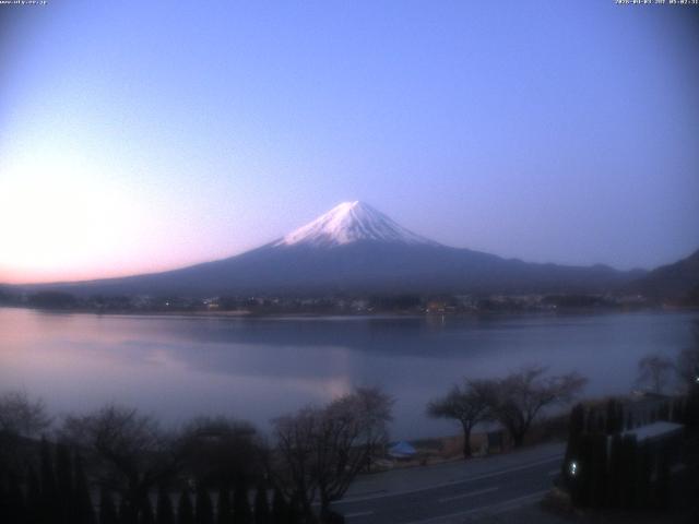 河口湖からの富士山