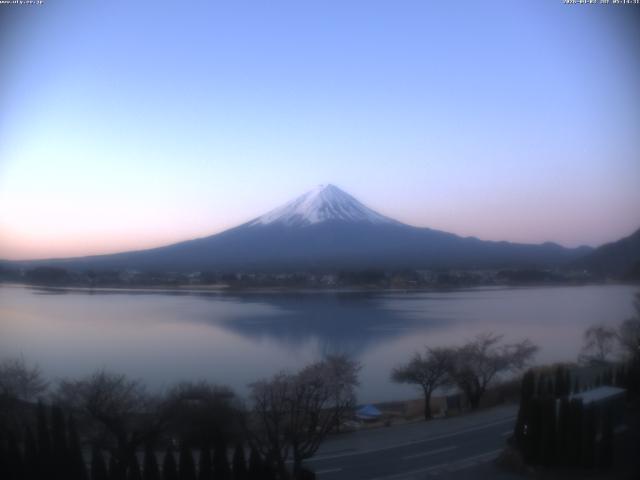 河口湖からの富士山