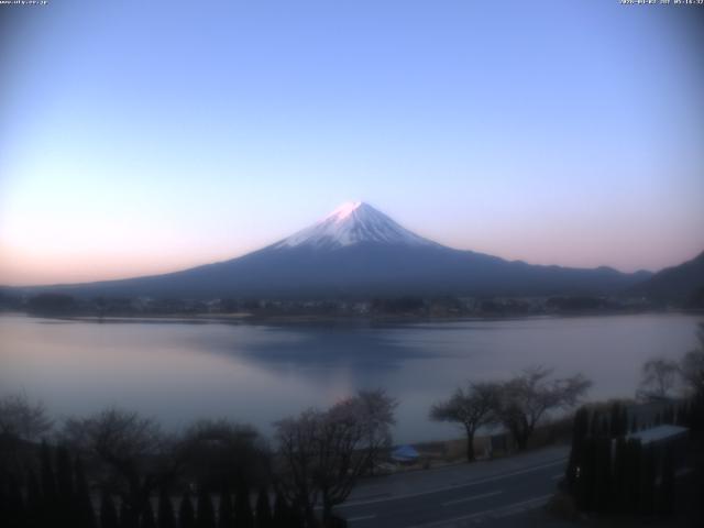 河口湖からの富士山
