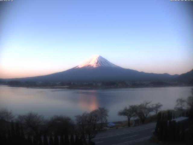 河口湖からの富士山