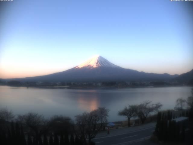 河口湖からの富士山
