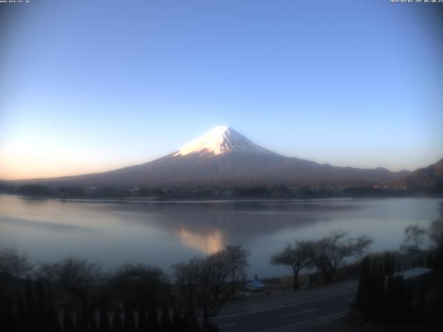 河口湖からの富士山