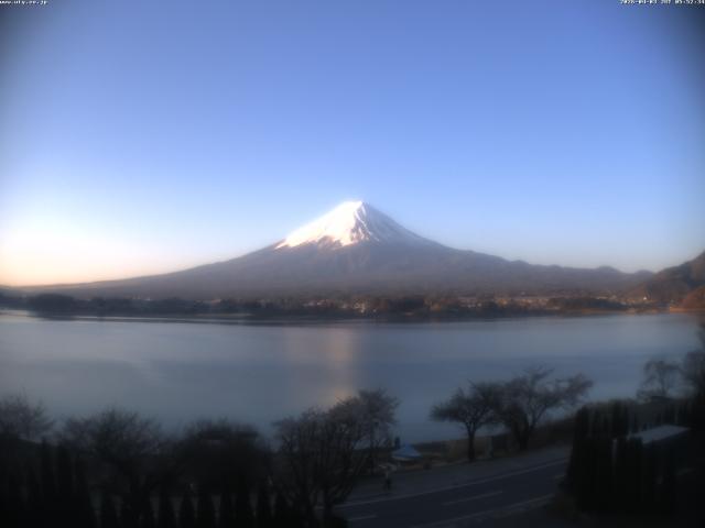 河口湖からの富士山