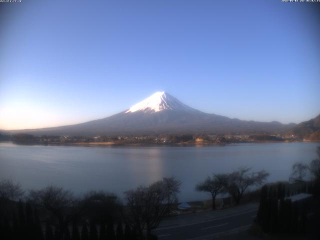 河口湖からの富士山
