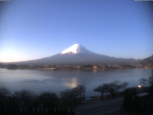 河口湖からの富士山