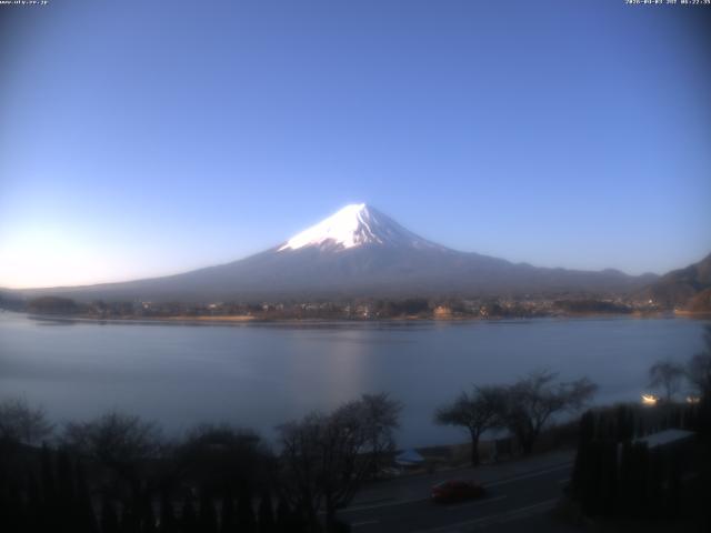 河口湖からの富士山