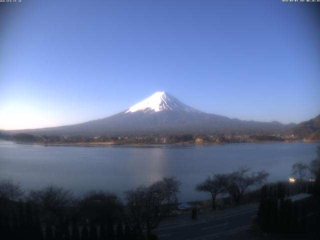 河口湖からの富士山