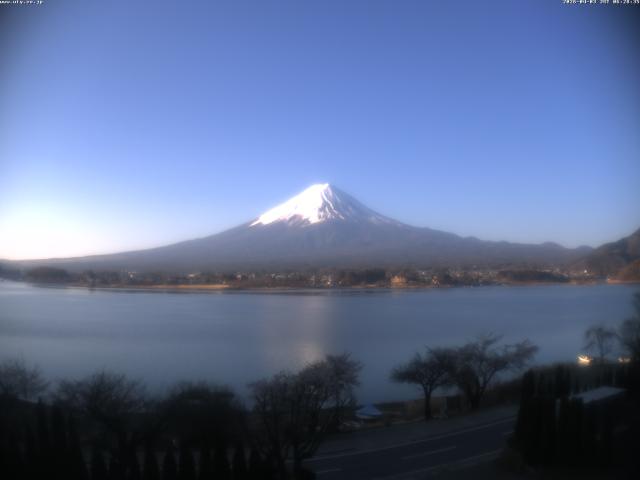 河口湖からの富士山