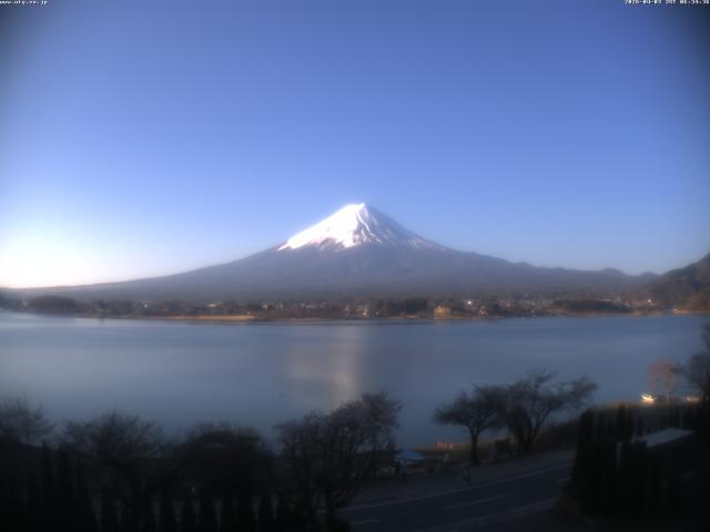 河口湖からの富士山