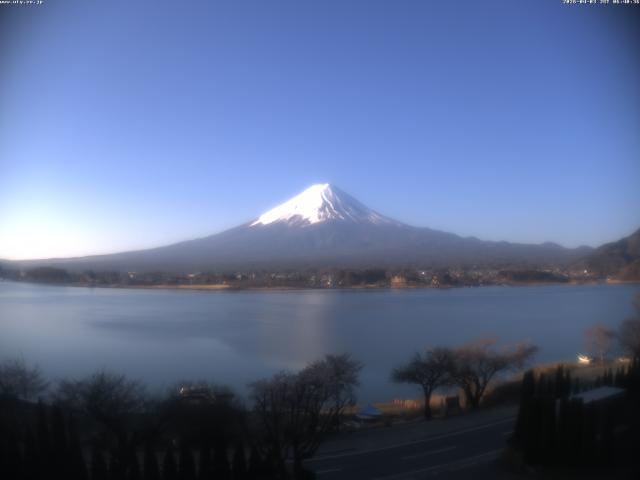 河口湖からの富士山