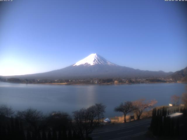 河口湖からの富士山