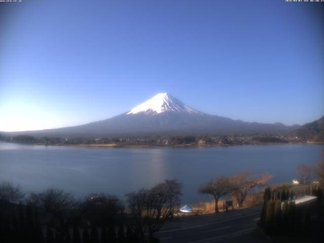 河口湖からの富士山