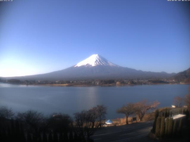 河口湖からの富士山