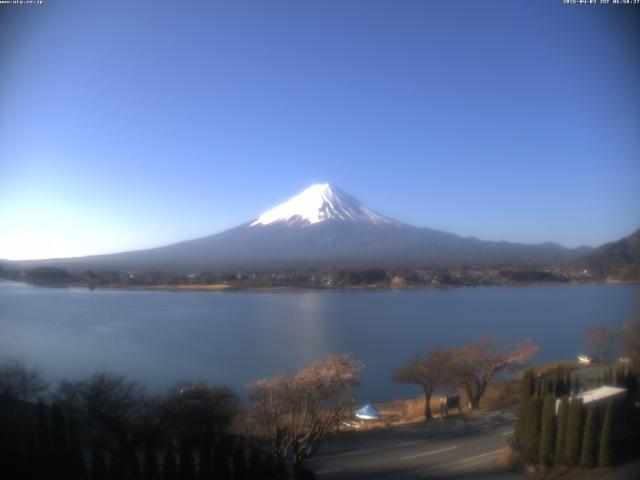 河口湖からの富士山