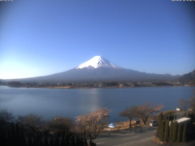 河口湖からの富士山