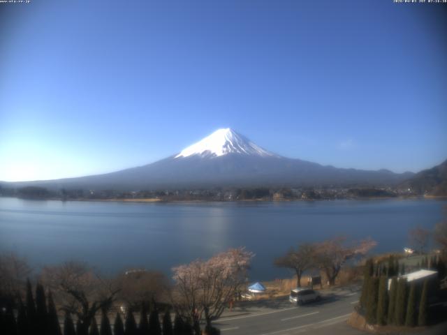 河口湖からの富士山