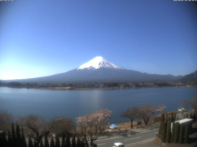 河口湖からの富士山