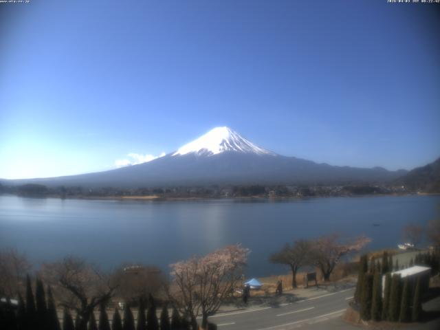 河口湖からの富士山