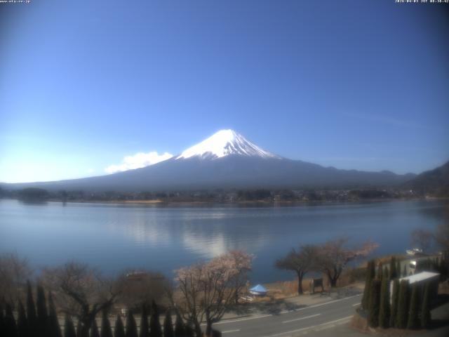 河口湖からの富士山