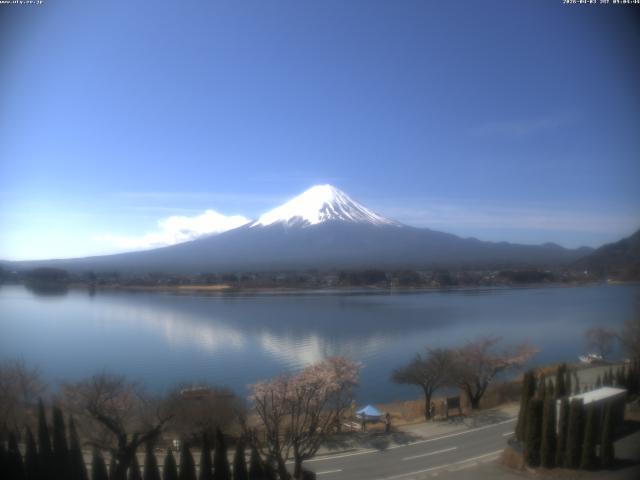河口湖からの富士山