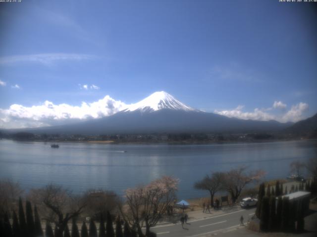 河口湖からの富士山