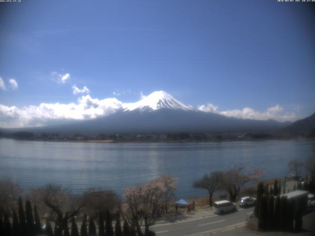 河口湖からの富士山