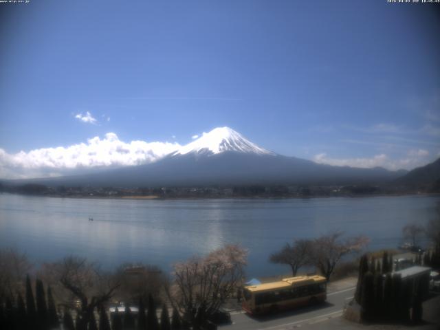 河口湖からの富士山