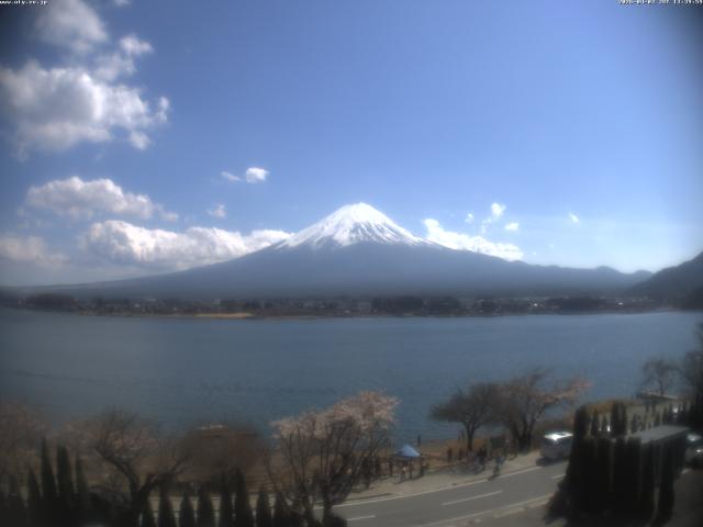 河口湖からの富士山