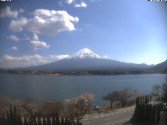 河口湖からの富士山