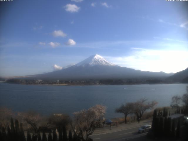 河口湖からの富士山
