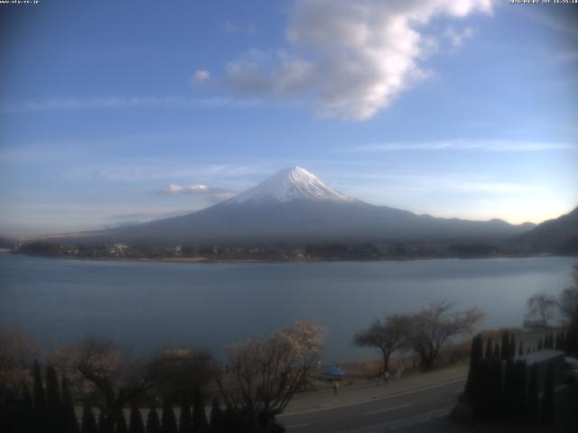 河口湖からの富士山