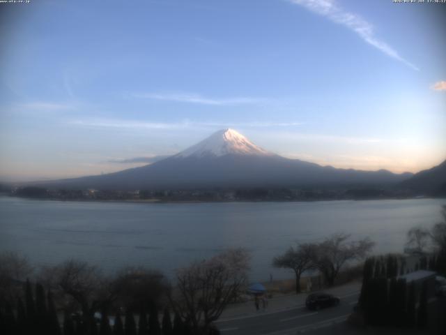 河口湖からの富士山