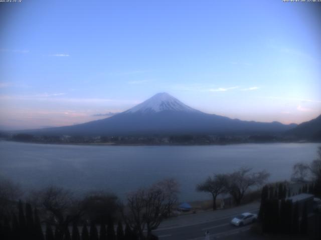 河口湖からの富士山