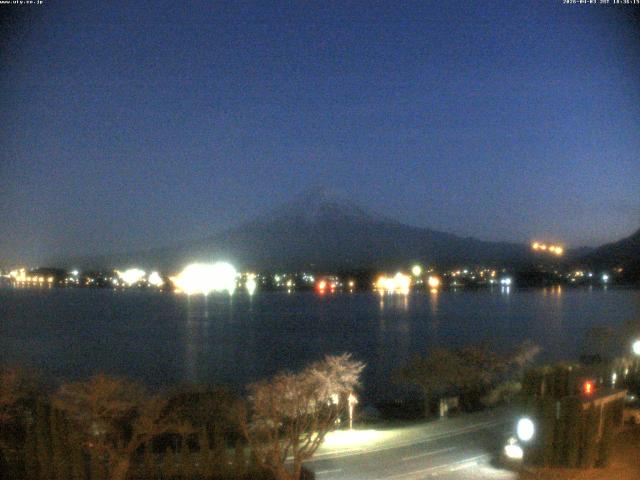 河口湖からの富士山