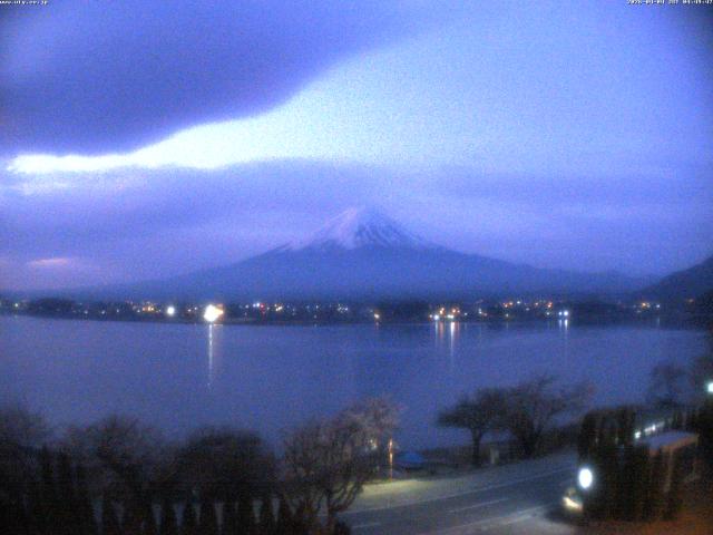 河口湖からの富士山
