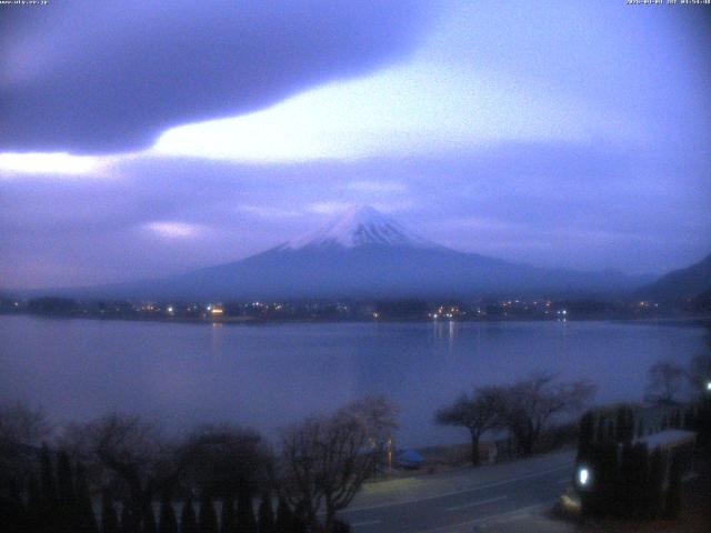 河口湖からの富士山