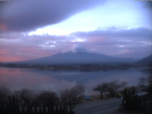 河口湖からの富士山