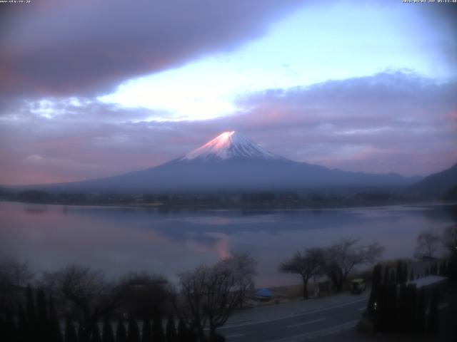 河口湖からの富士山