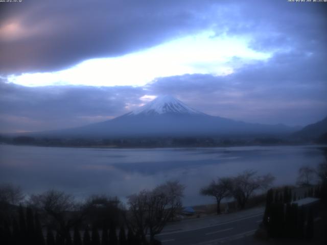 河口湖からの富士山