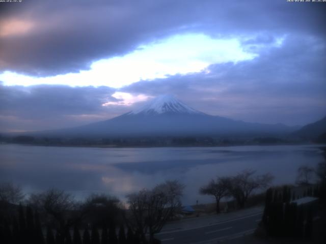 河口湖からの富士山
