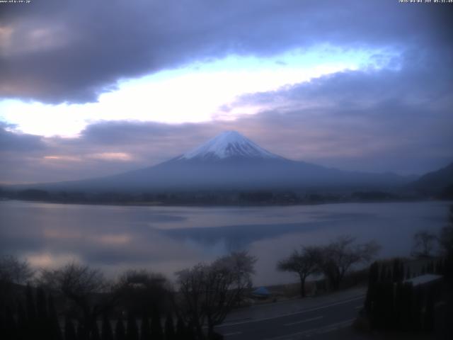 河口湖からの富士山