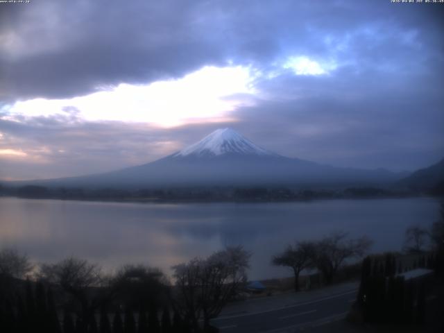 河口湖からの富士山