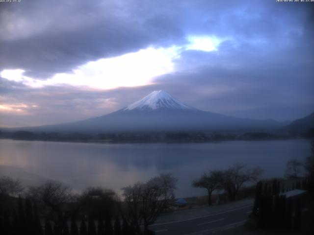 河口湖からの富士山